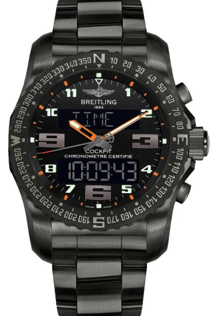 Review Breitling Cockpit B50 Replica Watch VB5010A5/BD41-176V - Click Image to Close